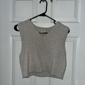 Sunday Best Light Gray Knit Vest